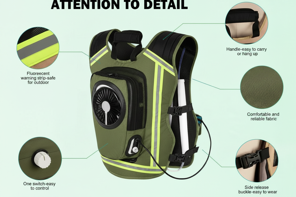 CoolVyn CV-003 | Personal Cooling Vest for Agriculture & Outdoor Maintenance Workers